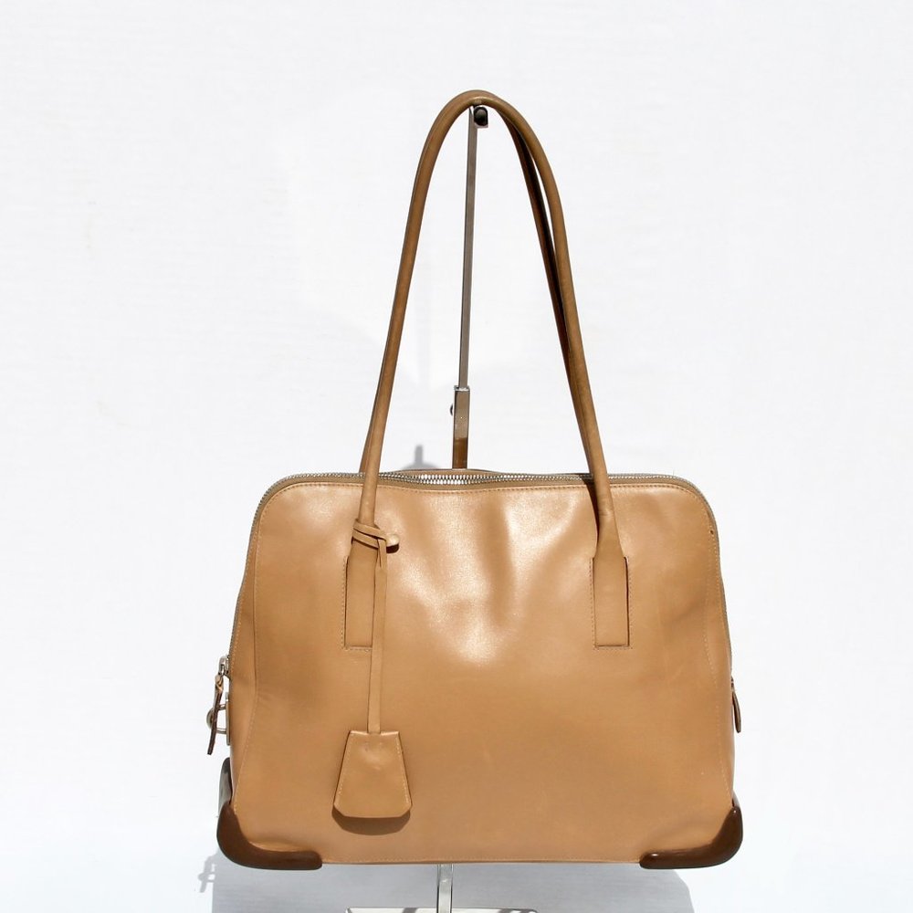 Authentic Prada Top Handle Bag -- The Epitome of Quiet Luxury